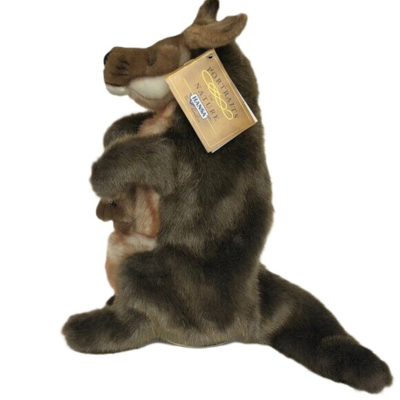 Hansa Plush New w/Tag Handcrafted Kangaroo Hand Puppet - Picture 4 of 16